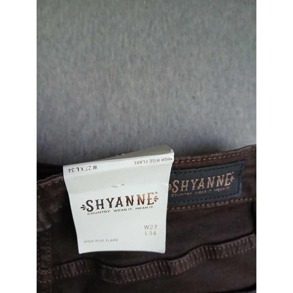 Shyanne Jeans 27 X 34 Bell Bottom Flare Western Cowboy Work Ranch Boho New - Picture 13 of 14